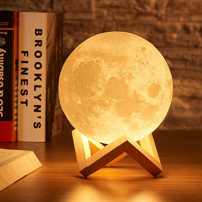 LED Moon and Galaxy Book Light 