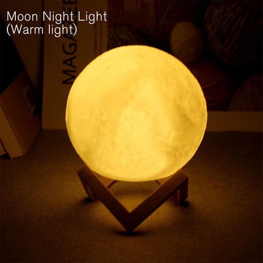 LED Moon and Galaxy Book Light 