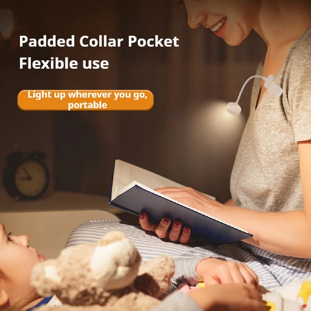Folding Mini Clip Book Lamp - USB Rechargeable 